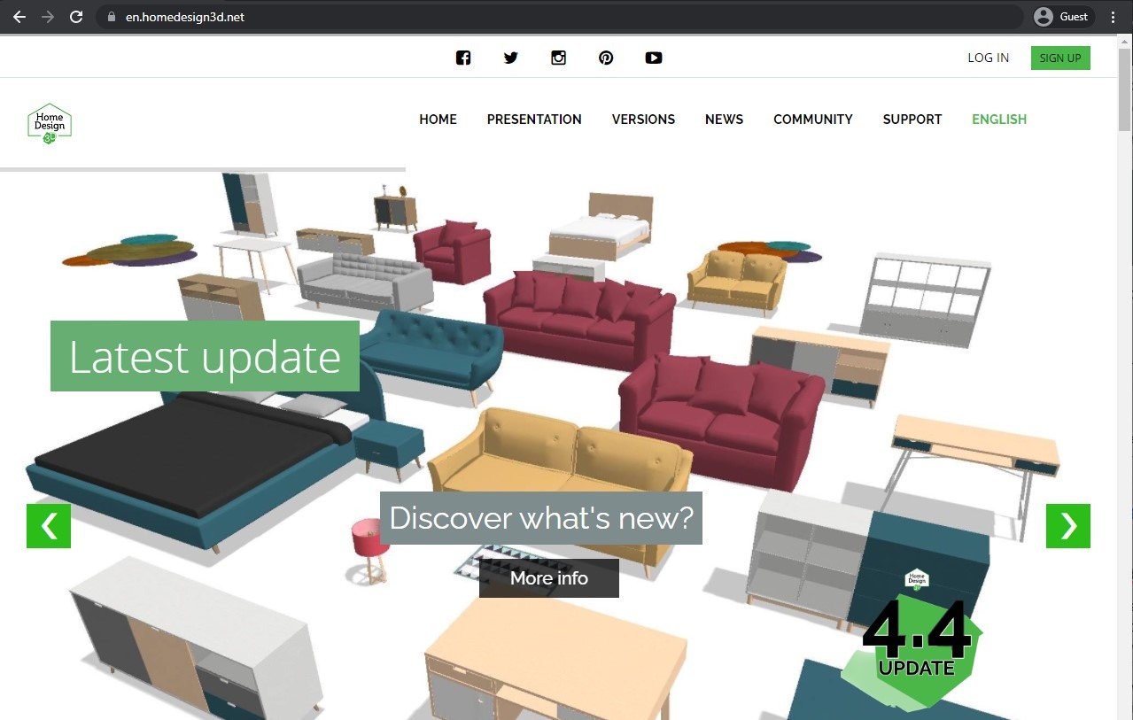 home design 3d landing page