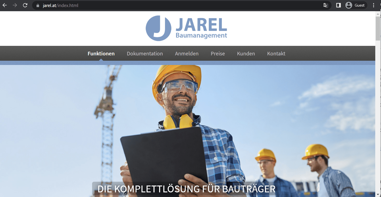 jarel landing page