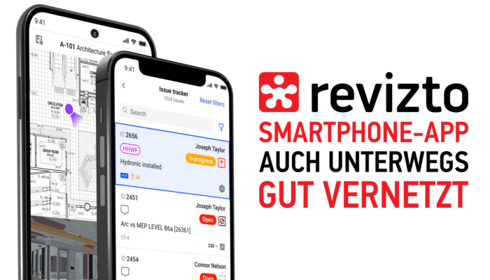 Wir stellen vor: die neue Smartphone-App von Revizto – Auch unterwegs gut vernetzt mit Ihrem Team!