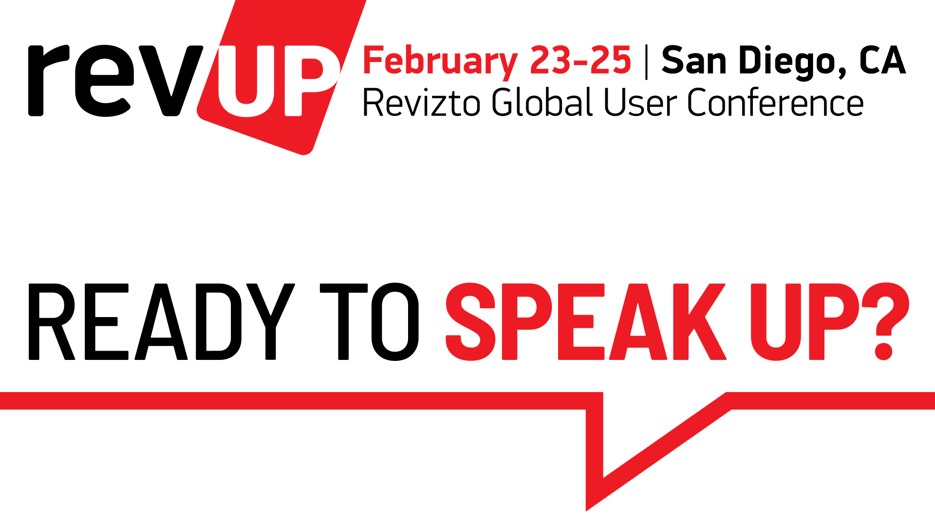 It’s Your Time to Take the RevUP Stage!
